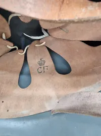 Original tysk ww2 M40  stålhjelm med CF indmad
