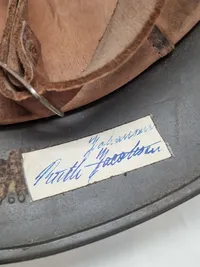 Original tysk ww2 M40 stålhjelm med CF indmad