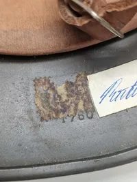 Original tysk ww2 M40 stålhjelm med CF indmad
