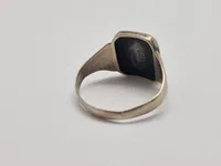 Original dansk national fingerring - sølv