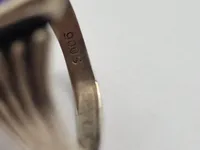 Original dansk national fingerring - sølv