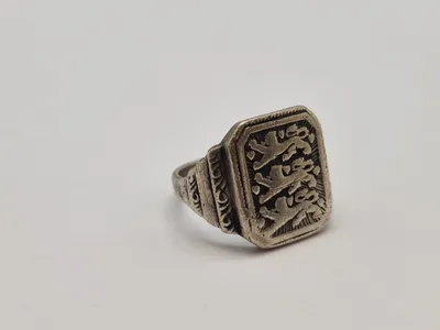 Original dansk national fingerring - sølv fra omkring ww2