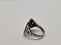 Original dansk national fingerring - sølv fra omkring ww2