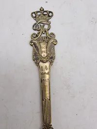 Original Kong Frederik VII jubilæums ske