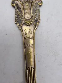 Original Kong Frederik VII jubilæums ske