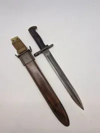 Original bajonet for M1 Garand ww2 (Skede efter HTK stemplet)