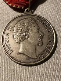 Original medalje  - Ludwig II Sektkellerei Nymphenburg (jubilæum)