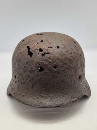 Original tysk ww2 hjelm fra fronten