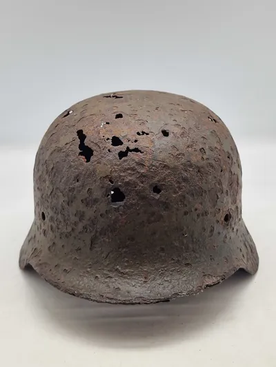 Original tysk ww2 hjelm fra fronten
