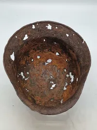 Original tysk ww2 hjelm fra fronten