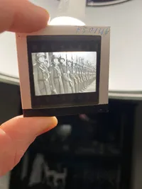 Sjælden original samling tyske lysbilleder til undervisning om det 3 rige