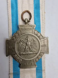 Original tyske medalje for slaget ved Dybbøl 1864