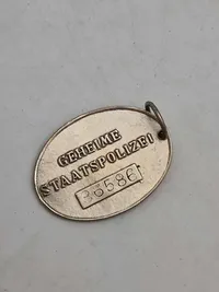 Gestapo id disk - efterkrigs