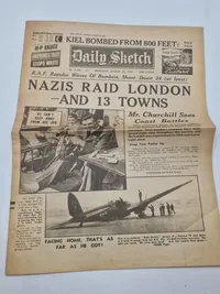 Original Engelsk avis WW2