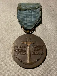 Original portugisisk sejlsports medalje