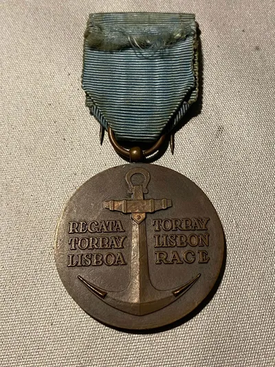 Original portugisisk sejlsports medalje