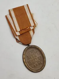 Original Tysk vestvold medalje