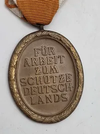 Original Tysk vestvold medalje
