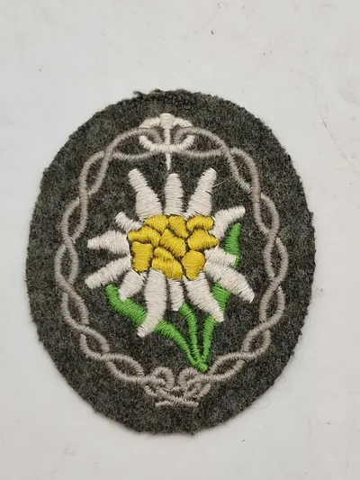 Original Gebirgsjäger Edelweiss Ärmelabzeichen)