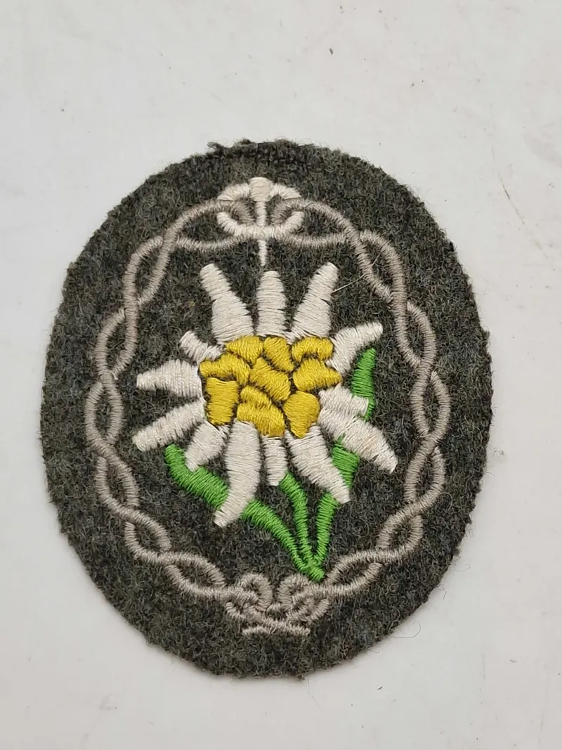 Original Gebirgsjäger Edelweiss Ärmelabzeichen)