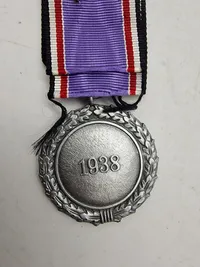 Original  Luftschutz Medal 2nd Class WW2, tung