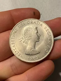 Original mønt med Winston Churchill