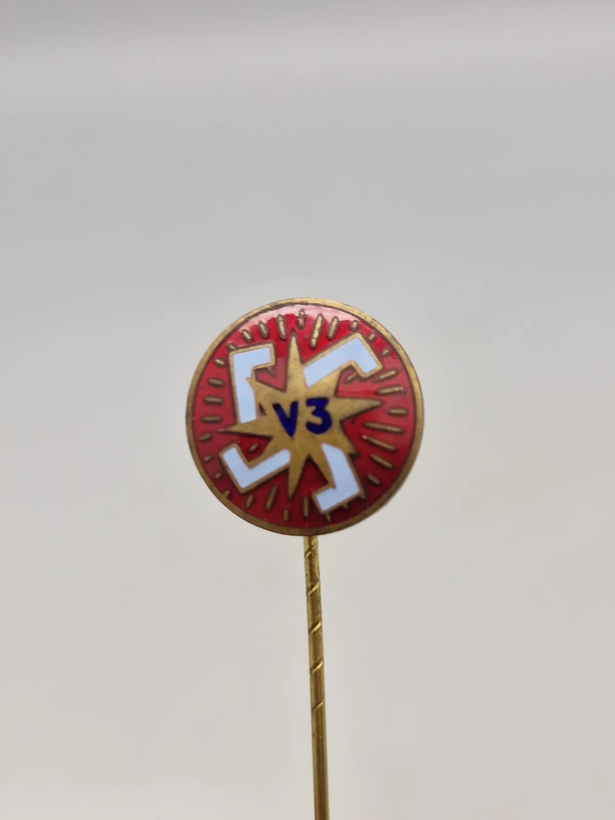 Anti nazistisk  V3 pin sjælden