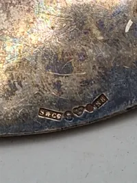 Norsk ID brik fra WW2 Engelsk tjeneste, sølv