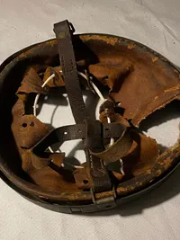 Original indmad til tysk stålhjelm - ww2