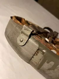 Original indmad til tysk stålhjelm - ww2