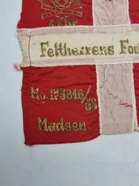 Originalt miniature flag - Feltherrens fodregiment