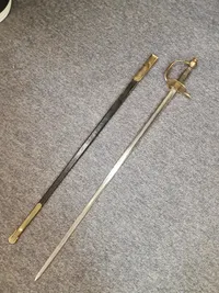 Original dansk officers kårde model 1837