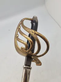Original fransk 1800 tals officers sabel - klinge repareret