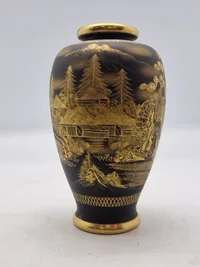 Originale japanske Satsumas vaser (Den store er repareret)