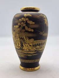 Originale japanske Satsumas vaser (Den store er repareret)