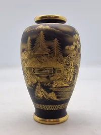 Originale japanske Satsumas vaser (Den store er repareret)