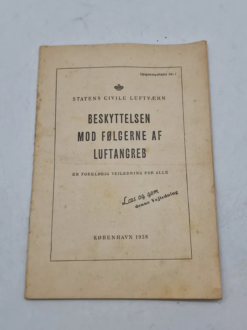 Original dansk ww2 pjece