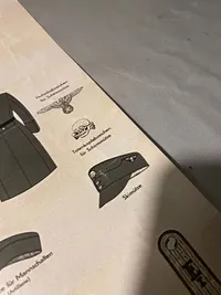 Plakat med Waffen-SS range - genoptryk