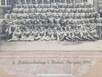 Originalt foto - 11. Artilleriafdelings I. Batteri, Aargang 1933.