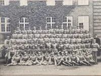 Originalt foto - 11. Artilleriafdelings I. Batteri, Aargang 1933.
