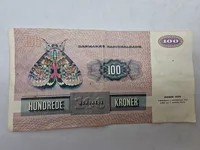 Original dansk 100 krone seddel