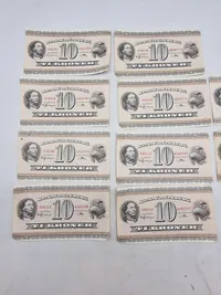 Originale danske 10 krone sedler