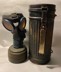 Original tysk gasmaske - Küstenartillerie