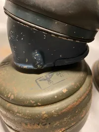 Original tysk gasmaske - Küstenartillerie