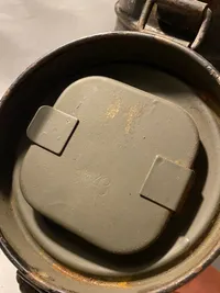 Original tysk gasmaske - Küstenartillerie