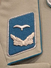 Original tysk DDR Luftwaffe uniform