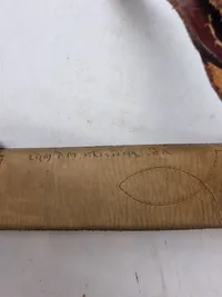 Originalt M/23 Sam Brown bælte med skrårem