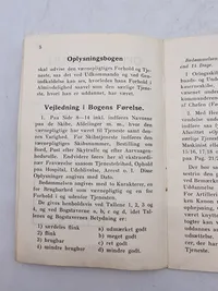 Original oplysningsbog fra Marine  1936