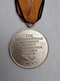 Original tysk erindringsmedalje - olympiaden 1936