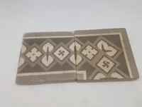 Sjældne originale tyske klinker, brugt på Luftwaffe kaserner